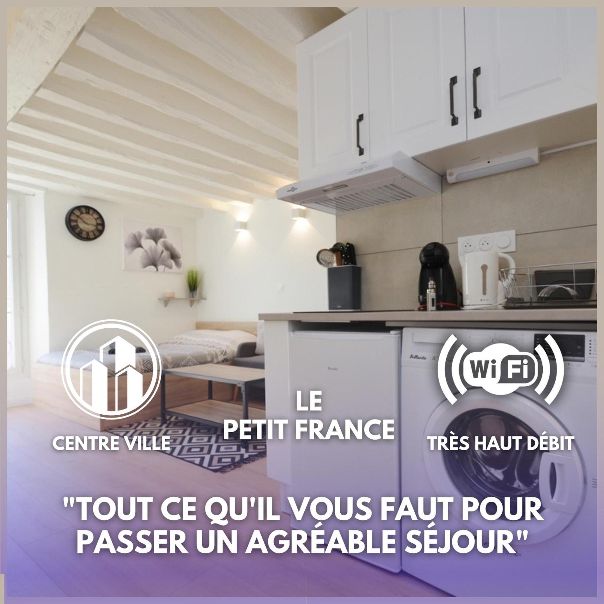 Le Petit France - Hyper Centre De Fontainebleau - Proche Insead Apartment Exterior photo